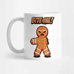 Angry Gingerbread Man | Bite Me! Mug